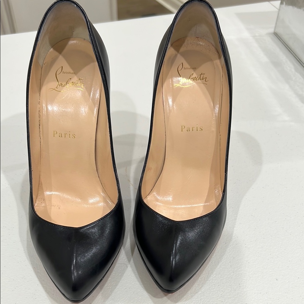 Christian Louboutin Black High Heeled Pumps